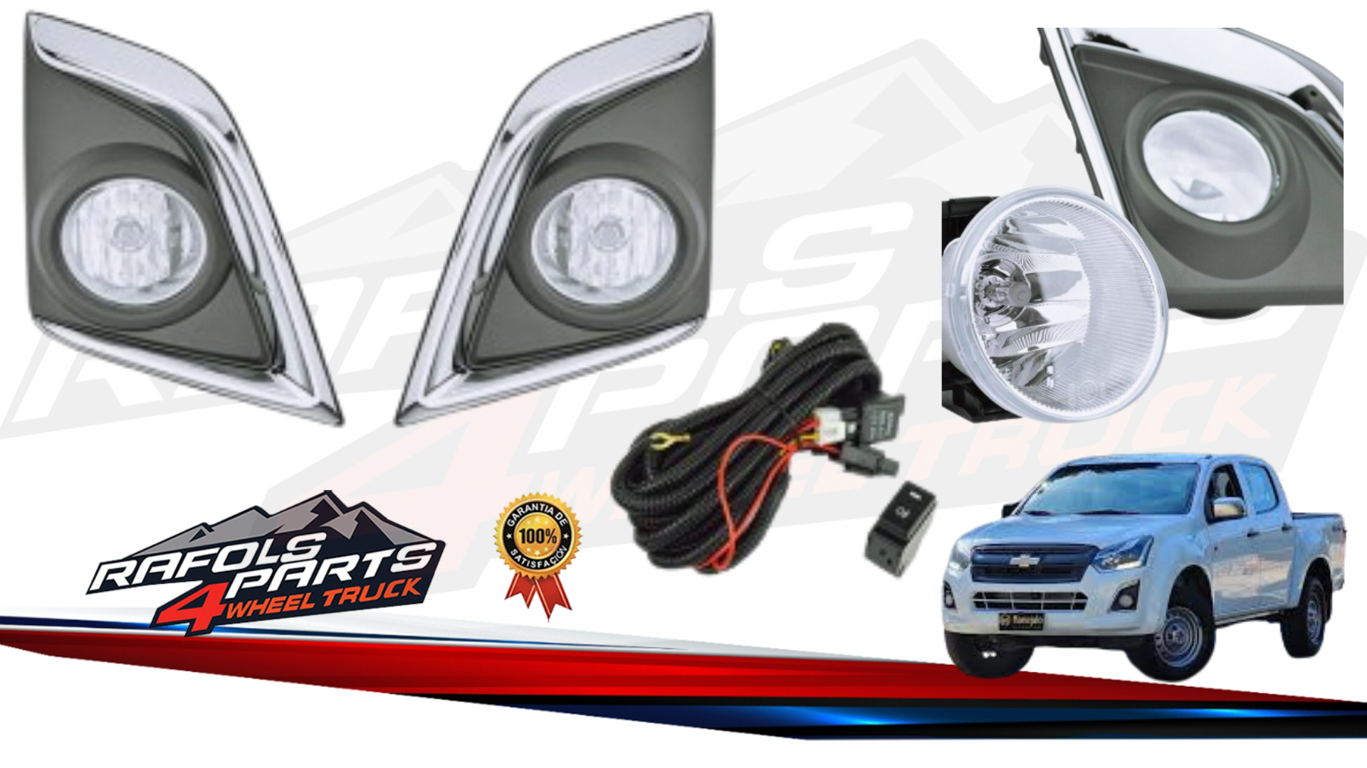 KIT NEBLINERO CHEVROLET NEX DMAX $80.000